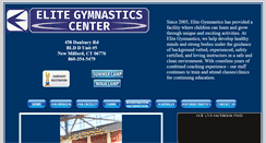Desktop Screenshot of elitegymnasticscenter.com